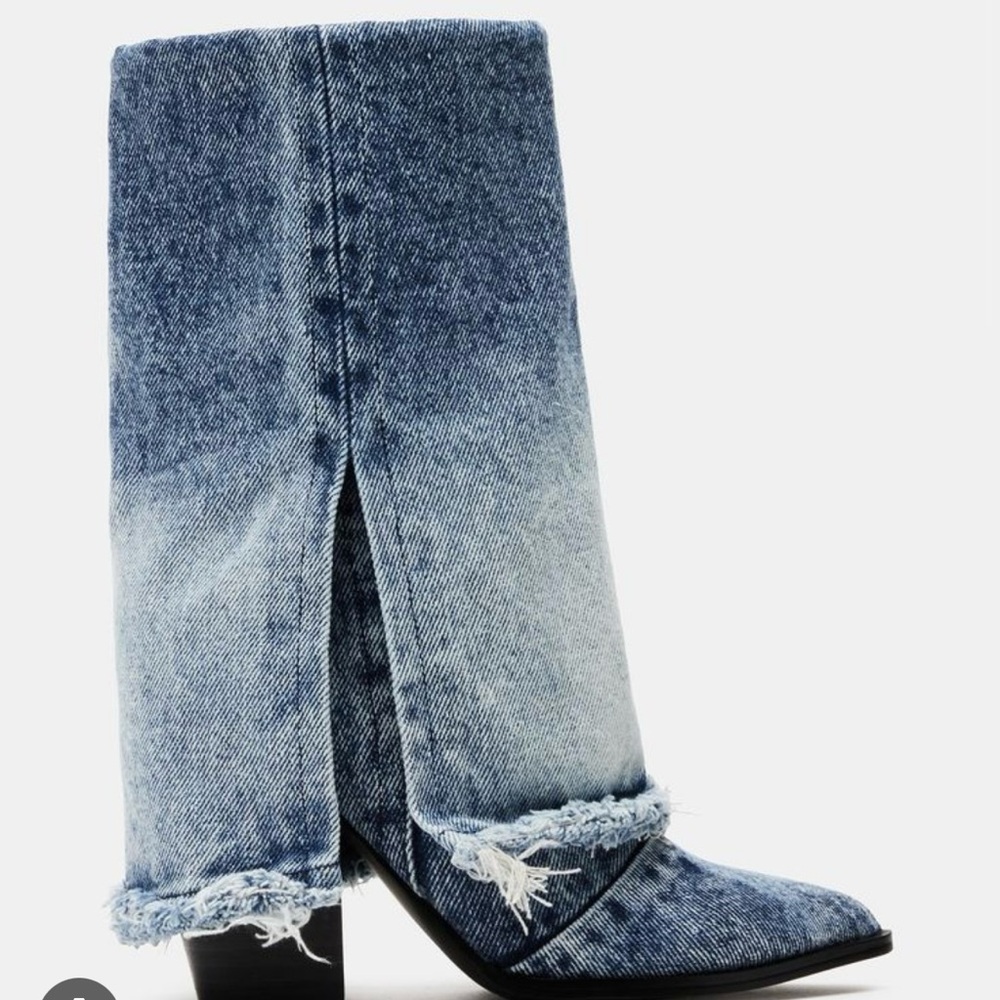 Steve Madden denim boots